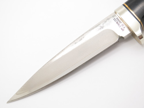 Vtg 1980s IC CUT Japan VG-10 San Mai Damascus Fixed Blade Hunting Knife