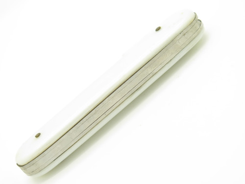Vintage Seizo Imai Seki Japan 3.75" White Screwdriver Folding Pocket Tool