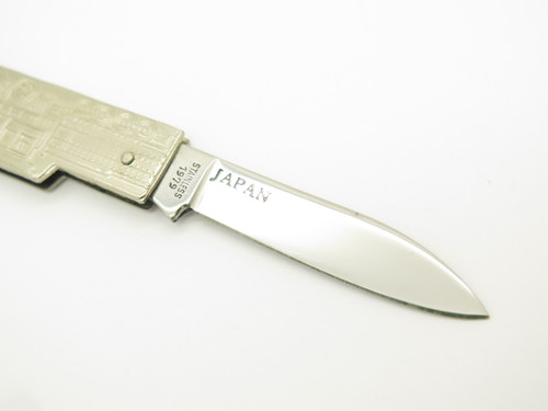 Vintage 1979 Taylor Cutlery Seki Japan Train 3" Stainless Folding Pocket Knife