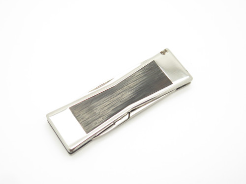 Vintage C.I. Compass Silver Pal Wood Seki Japan 2.62" Scissor Folding Knife