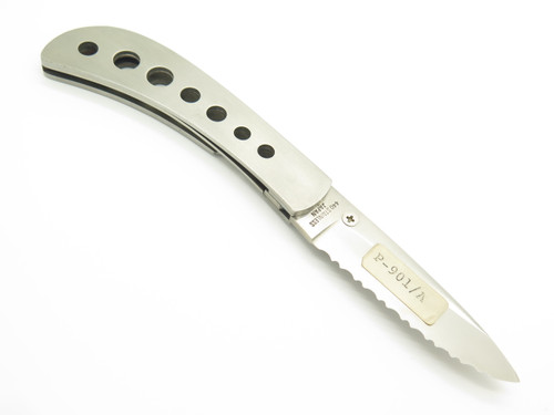 Vintage Fury Proto 901 Seki Japan Thumb Screw 3.75" Stainless Folding Knife