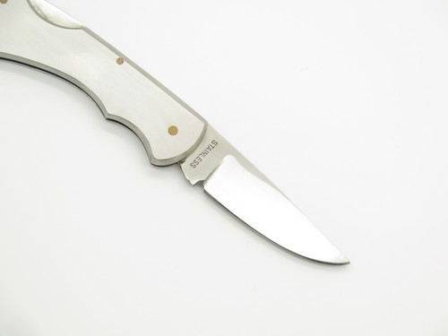 Vintage Carl Schlieper Germany Stainless 3.25" Folding Lockback Pocket Knife