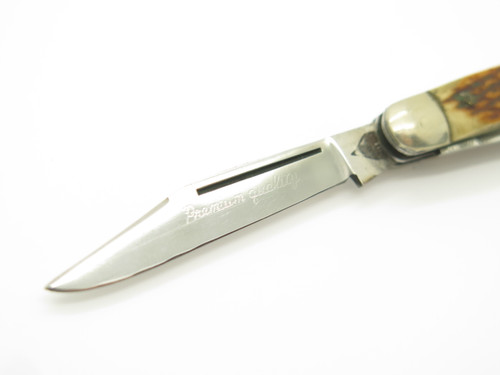 Vintage 1960s Eye XL Schlieper Jigged Bone Seki Japan 2.75" Folding Pocket Knife