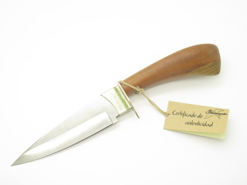 Rare Custom Mauricio C. Daletzky Gaucho Jamwood Fixed Knife 4.5" Blade
