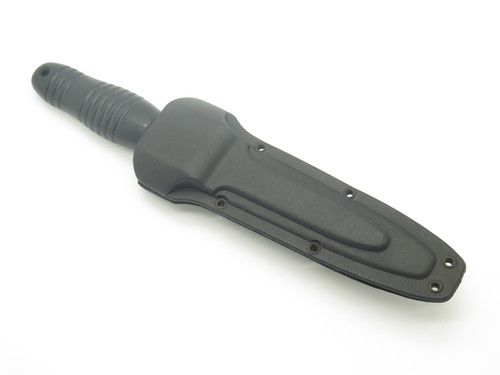 Vintage 1980s Explorer Seki, Japan Black Plastic Serrated Survival Dagger