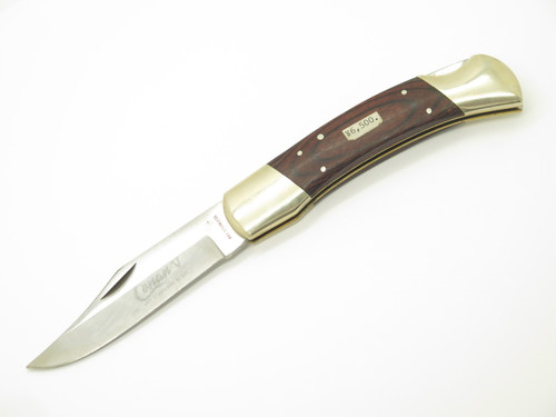 Vintage 1980s Conan City V Seki Japan Folding Hunter Lockback Pocket Knife