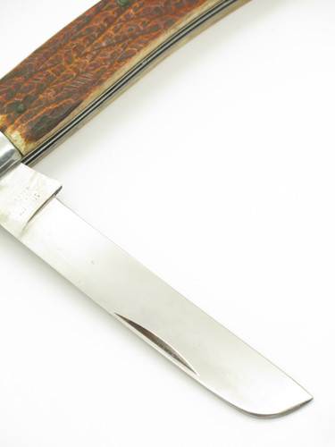 Vintage 1970s Explorer Seizo Imai Seki Japan Folding Trapper Slipjoint Knife