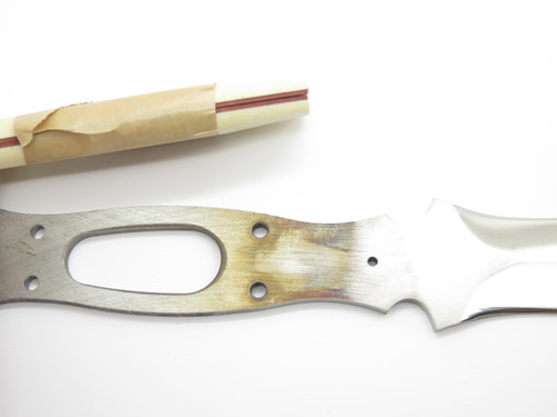 Vtg 1980s Magnum Tak Fukuta Seki Japan Fixed Dagger Knife Making 6" Blade Blank
