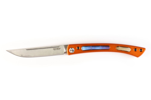 Mcusta Seki Japan Executive Bamboo Limited Orange Personal Folding Steak Knife