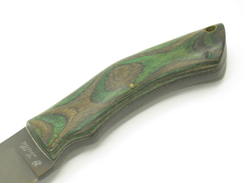 Custom Gary Little Oregon Fixed 3.5" Blade Hunting Knife & Sheath