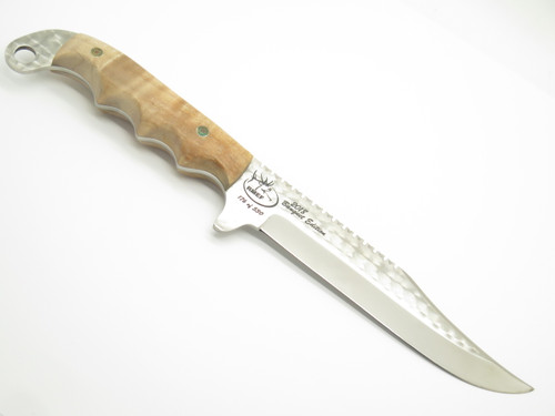 2018 Silver Stag USA RMEF Banquet Edition Maple Fixed D2 Steel Hunting Knife
