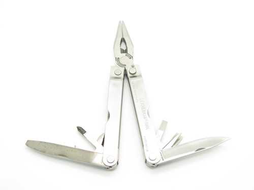 Vintage Leatherman Tool USA Folding Stainless Steel Multi tool Knife Pliers