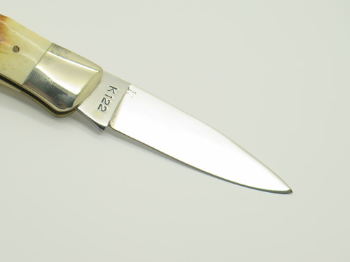 Vintage 1978-82 Parker Brothers Eagle K122-B Imai Seki Japan Stag Lockback Knife
