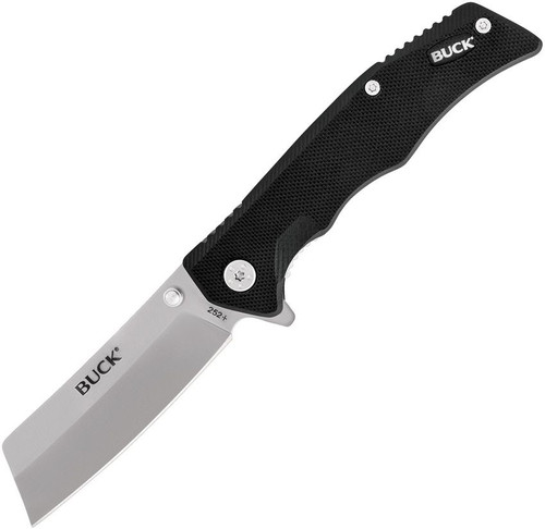 Buck 252 Trunk Black G10 Stainless Linerlock Folding Pocket Knife