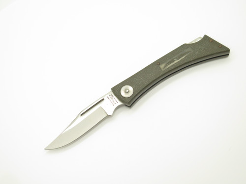 Vintage 1980s Parker Imai Seki Japan K267 Green 5" Folding Hunter Lockback Knife