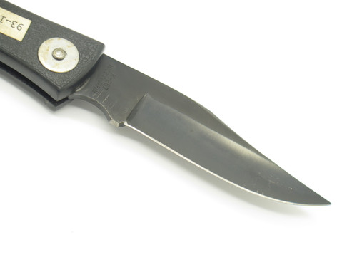 Vintage 1980s Parker Imai Seki Japan K267 Black 5" Folding Hunter Lockback Knife