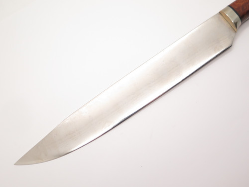 Vtg Seki Cut Prototype Hiro Japan Camp 9.5" Chef Damascus Kitchen Cutlery Knife