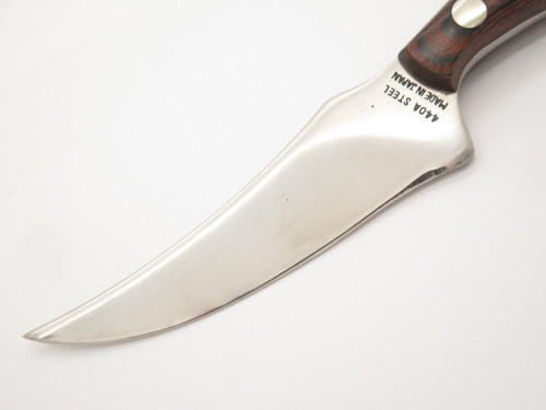 Vintage 1980s Montana Tak Fukuta Seki Japan Fixed Sharp Finger Hunting Knife