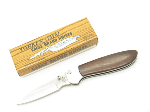 Vintage 1980s Parker Benchmade Imai Seki Japan 4.12 Toplock Folding Pocket Knife