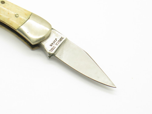 Vintage 1980s Parker Imai Seki Japan Lil Canittler 2.5" Cow Bone Folding Knife