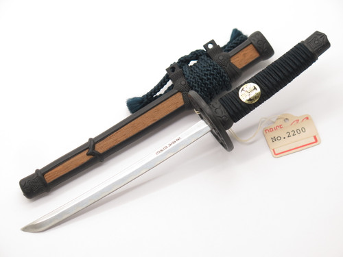 Vintage '80s Japan 6.6" B Mini Miniature Samurai Katana Sword Letter Opener