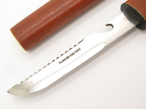 Vtg 1960s-70s (Seki) Japan 9.5" Bottle Opener Floating Fish Fixed Blade Knife