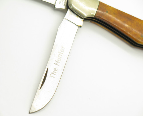 Vintage 1980s Parker Imai Seki Japan The Hunter 5.25" Smooth Bone Folding Knife