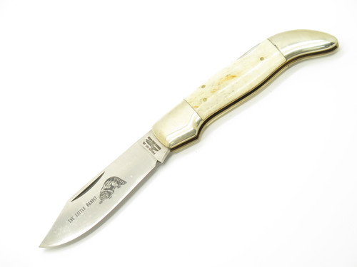 Vintage 1980s Parker Imai Seki Japan Bone 4.25" Little Bandit Folding Knife