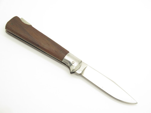 Vintage 1950s-60s SAB Seki Japan 4.5" Rosewood Lockback Folding Pocket Knife