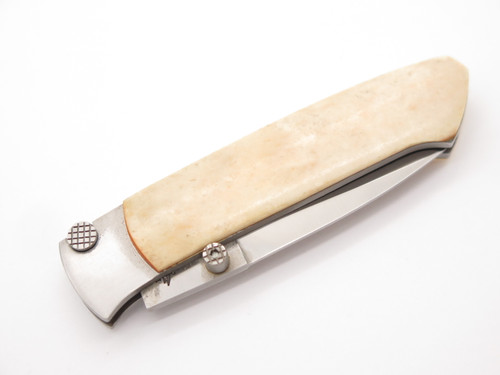 Vintage Parker Benchmade Seizo Imai 3.62" Seki Japan Bone Top Lock Folding Knife