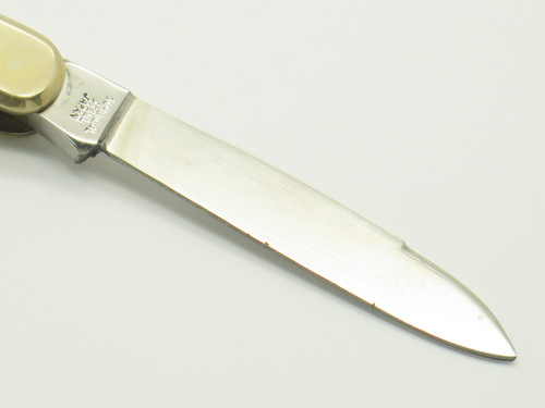 Vintage 80s Parker Imai Seki Japan 3.62" Stag First Monday Folding Pocket Knife