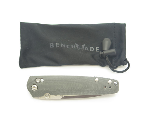 Benchmade 485 Valet Axis Lock G10 M390 Folding Pocket Knife First Production Run
