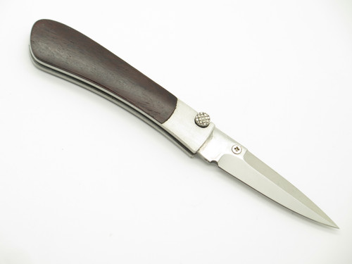 Vintage 1980s Parker Imai Prototype Seki Japan 3.25" Wood Folding Top Lock Knife