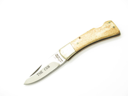 Vintage 1976-1978 Parker Frost Imai Seki Japan Folding Bone 3.12" Lockback Knife