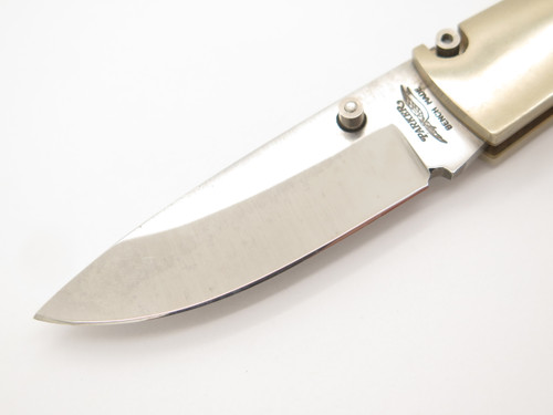 Vtg '80s Parker Benchmade Imai Seki Japan Toplock 3.3" Folding Pocket Knife Blem