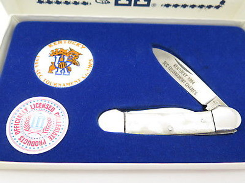 1994 UK University Of Kentucky Sec Champs Canoe Folding Pocket Knife