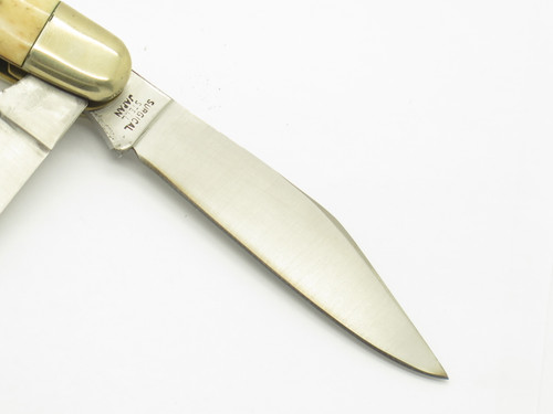 Vintage 1976-1978 Parker Frost Imai Seki Japan 4" Stockman Brahma Folding Knife