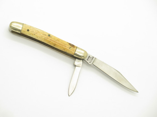 Vtg 1976-78 Parker Frost Imai Seki Japan 2.75" Little Doagie Bone Folding Knife