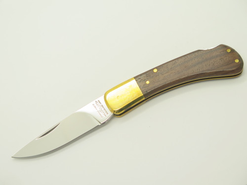 Vintage 1976-1978 Parker Frost Imai 4" Seki Japan Wood Folding Lockback Knife