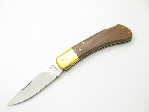 Vintage 1976-1978 Parker Frost Imai Seki Japan Wood 4" Folding Lockback Knife