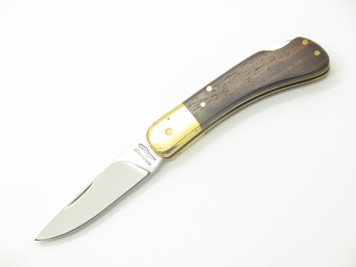 Vtg 1976-1978 Parker Frost Imai Seki Japan Wood 3" Folding Pocket Lockback Knife