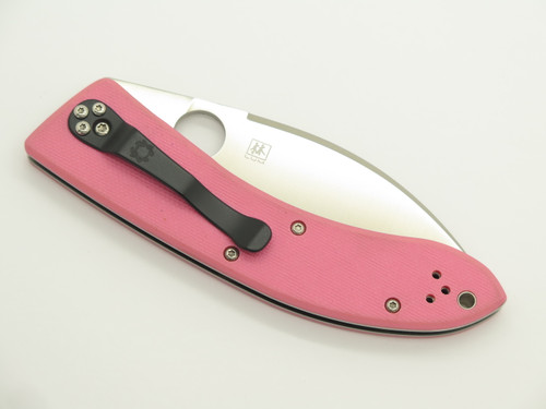 Spyderco C143GPNP Seki Japan Bob Lum Chinese Folder Pink Folding Pocket Knife