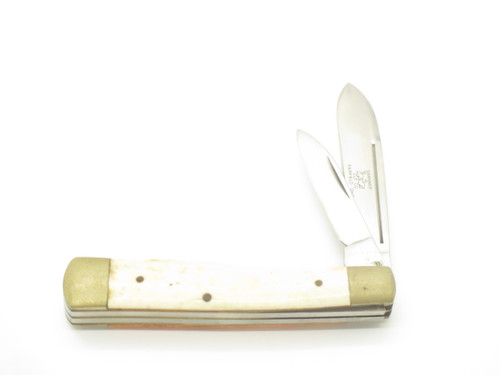 Vintage 1970s-80s Swanner Cut Co. 3" Imai Seki Japan Smooth Bone Pocket Knife