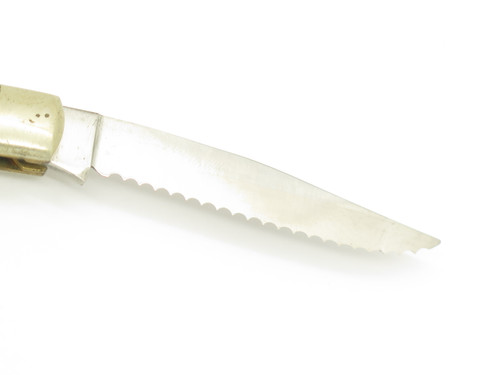 Vintage 1980s Parker Seizo Imai Seki Japan Stag 4" Muskrat Folding Pocket Knife