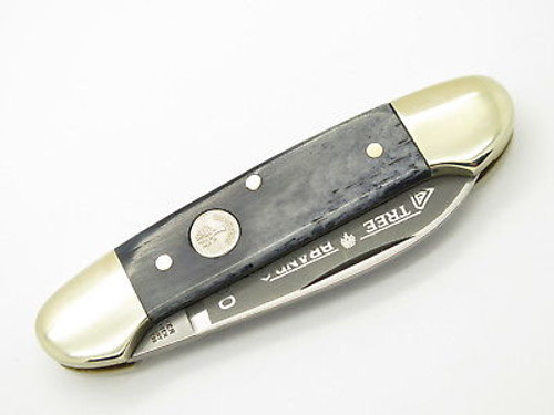 Vtg Boker Tree Brand Solingen 200 Smooth Bone Canoe Folding Pocket Knife