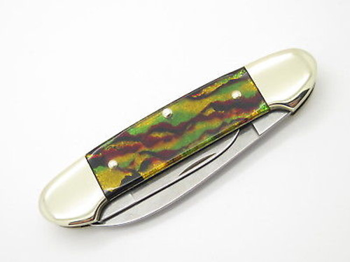 Vtg United Boker Solingen 135 Christmas Tree Canoe Folding Pocket Knife
