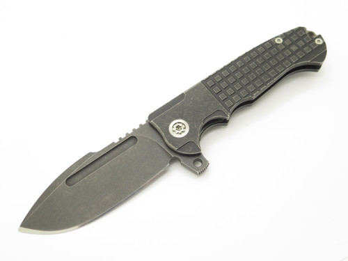 ADV Harpoon F-17 Andre De Villiers Black Titanium Folder Folding Pocket Knife