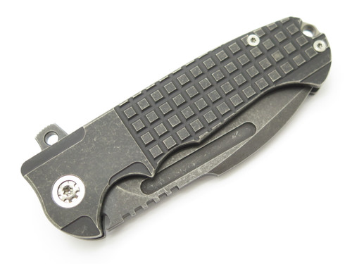 ADV Harpoon F-17 Andre De Villiers Black Titanium Folder Folding Pocket Knife