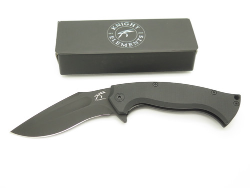 Knight Elements V2 Ultra Kukri Fox N690 Titanium Folder Folding Pocket Knife