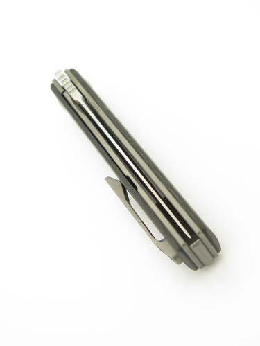 Reate Bushido M390 Carbon Fiber Titanium Tanto Folding Pocket Knife